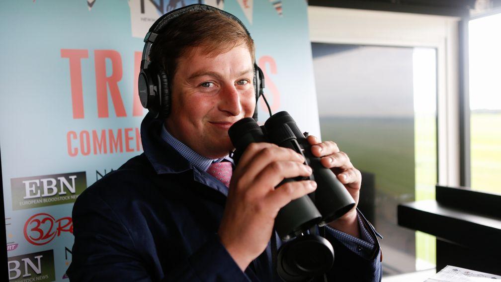 Richard Spencer : won the Newmarket commentating competition in 2017  Pic Megan Ridgewell