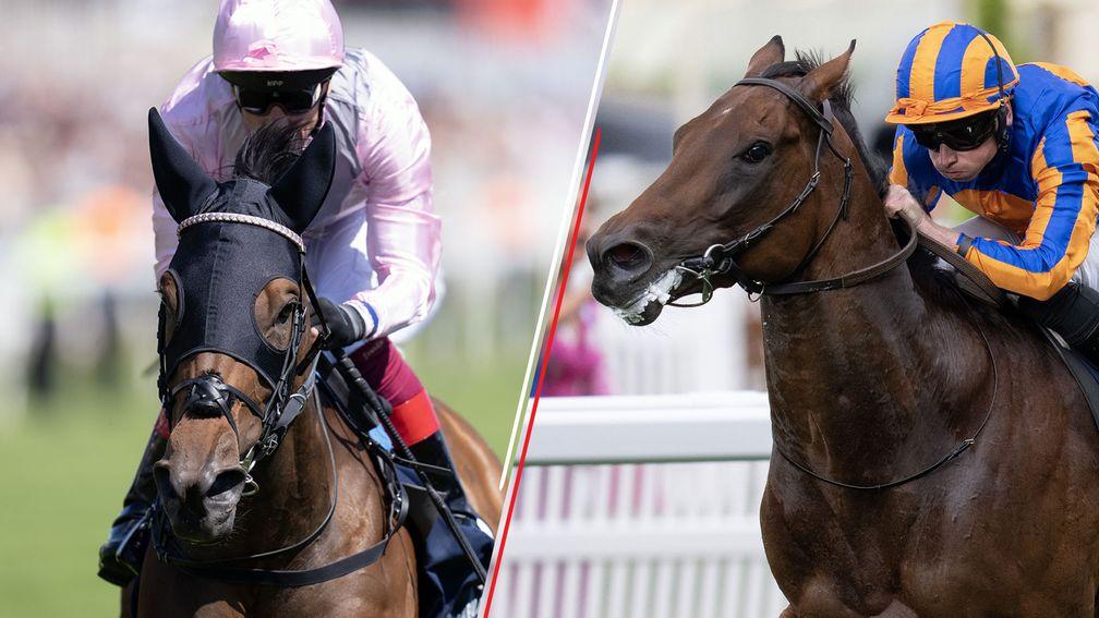 Emily Upjohn (left) and Paddington clash in the Coral-Eclipse on Saturday