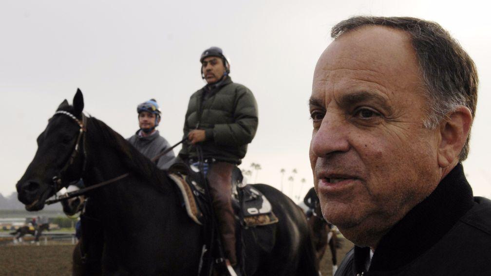 Legendary figure: five-time US champion trainer Bobby Frankel, pictured at Santa Anita in 2008