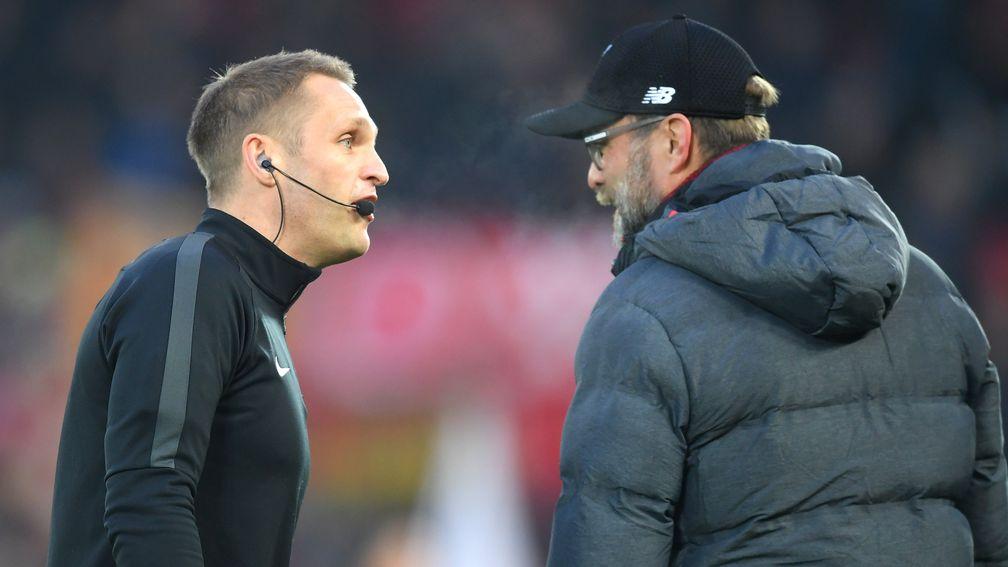 Craig Pawson officiated Liverpool's win over Manchester United in the Premier League