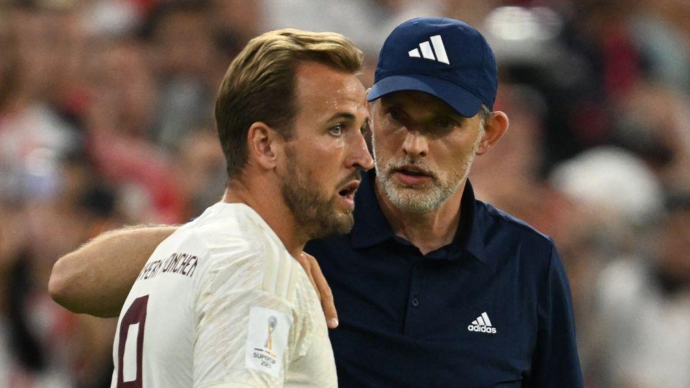 Bayern Munich's Harry Kane and Thomas Tuchel are hoping to dethrone Manchester City this season
