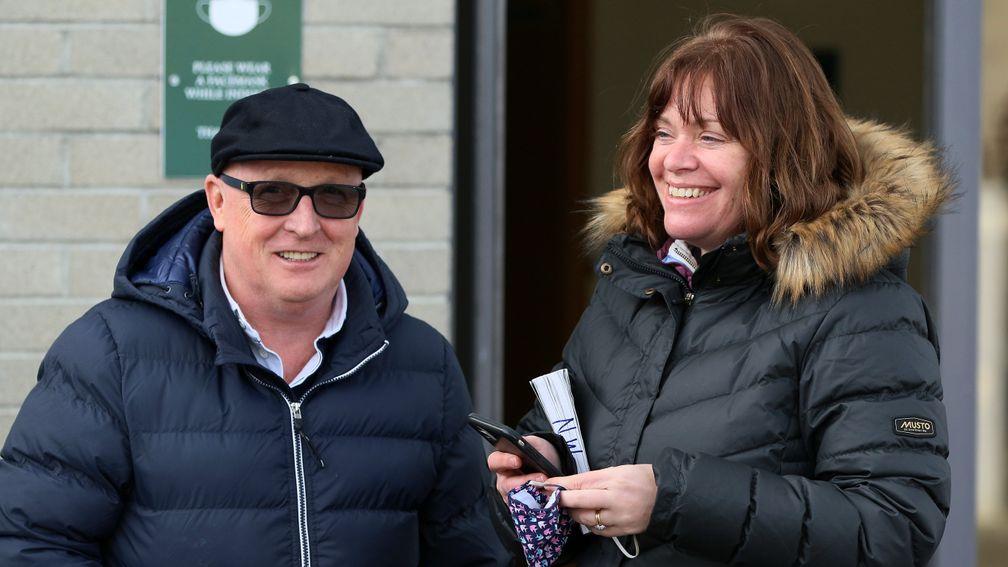 Frannie and Niamh Woods, who bought the session-topping Night Of Thunder colt