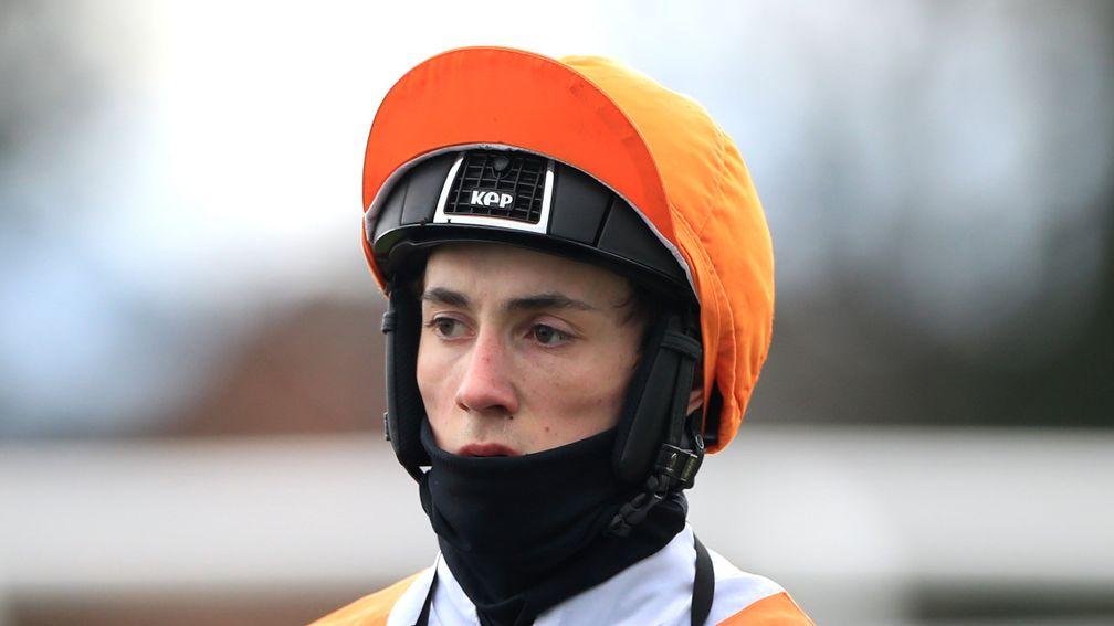 Callum Hutchinson: rode a double for Andrew Balding