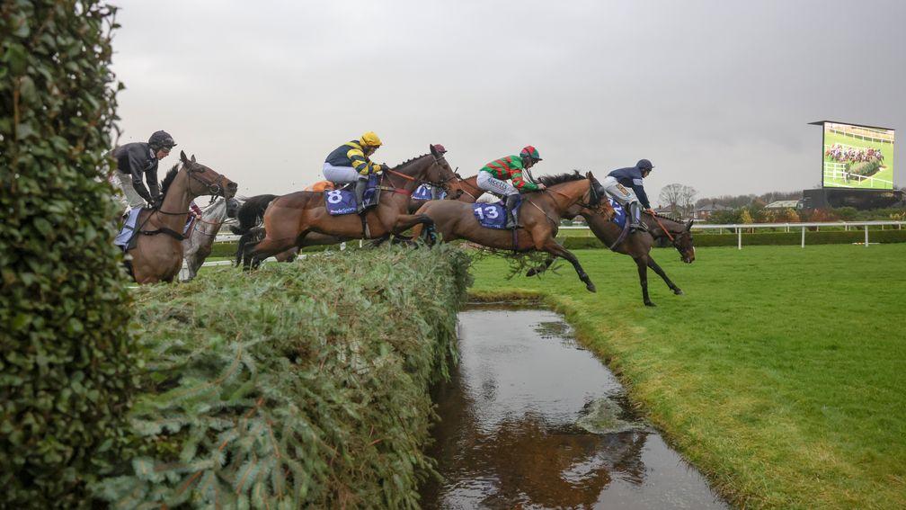 Aintree: ground described as soft, heavy in places on the Grand National course