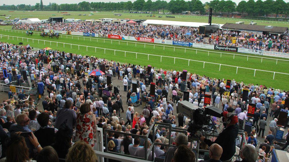 Worcester: some racegoers have complained the track was too crowded at their most recent meeting