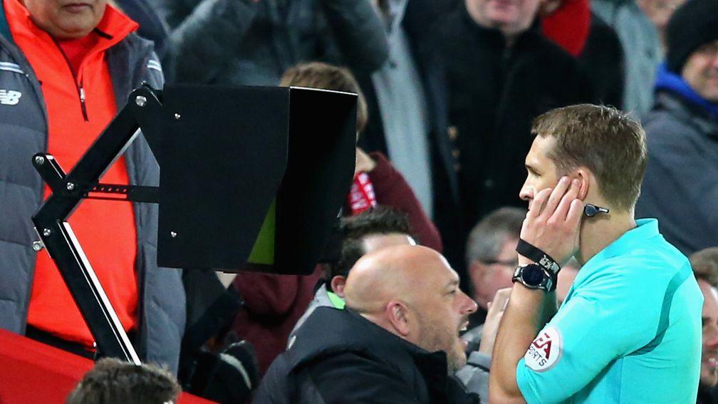 Waiting for referee Craig Pawson at Anfield was excruciating