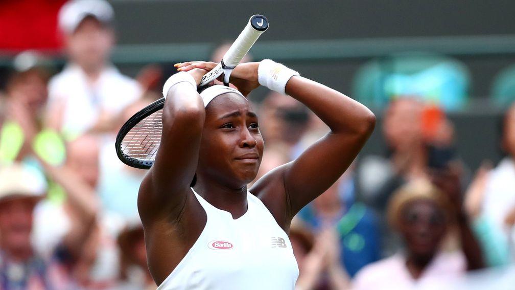 Cori Gauff defeated Venus Williams in round one at Wimbledon