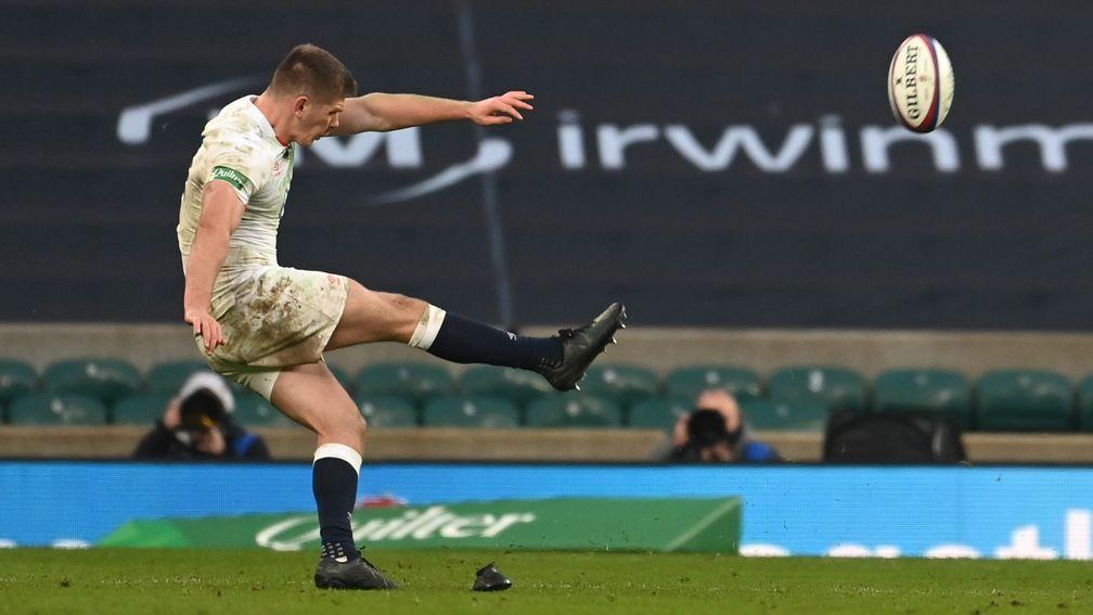 England's Owen Farrell is favourite to be the tournament's top tryscorer