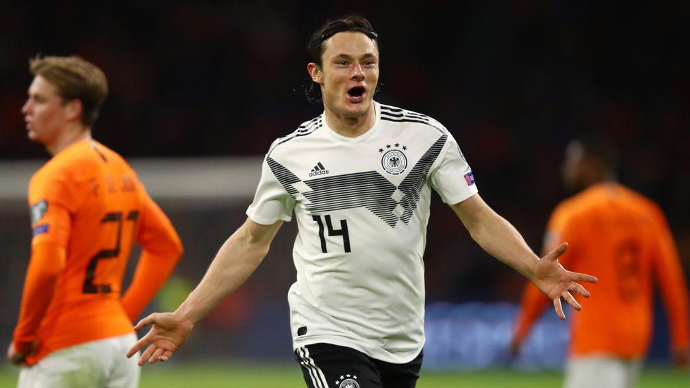 Nico Schulz scored a decisive goal for Germany against Holland