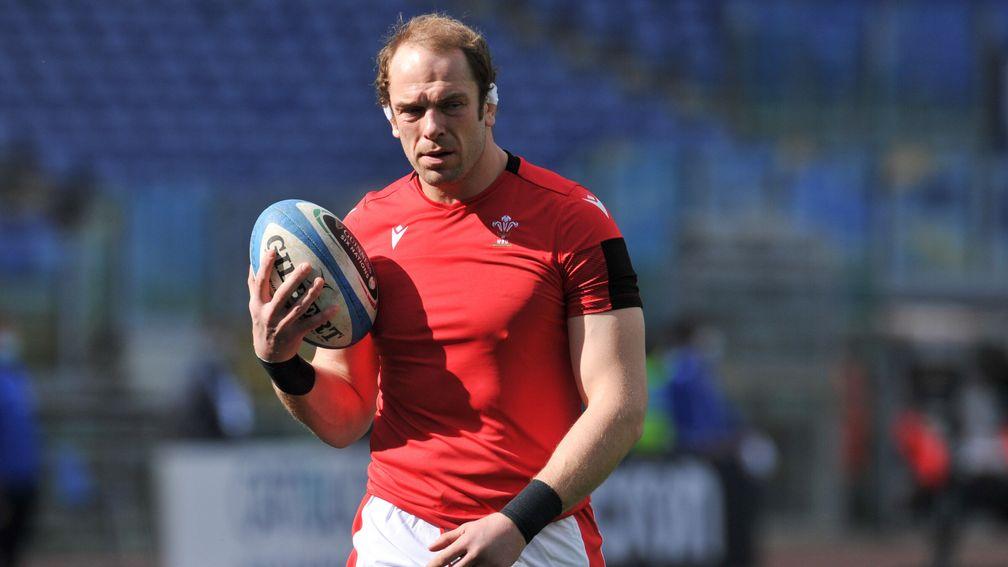 Wales captain Alun Wyn Jones will make his first appearance of the Six Nations against Italy