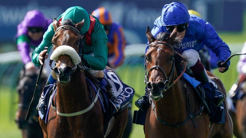 Mawj (right) and Tahiyra are set to meet again in the Coronation Stakes at Royal Ascot next week