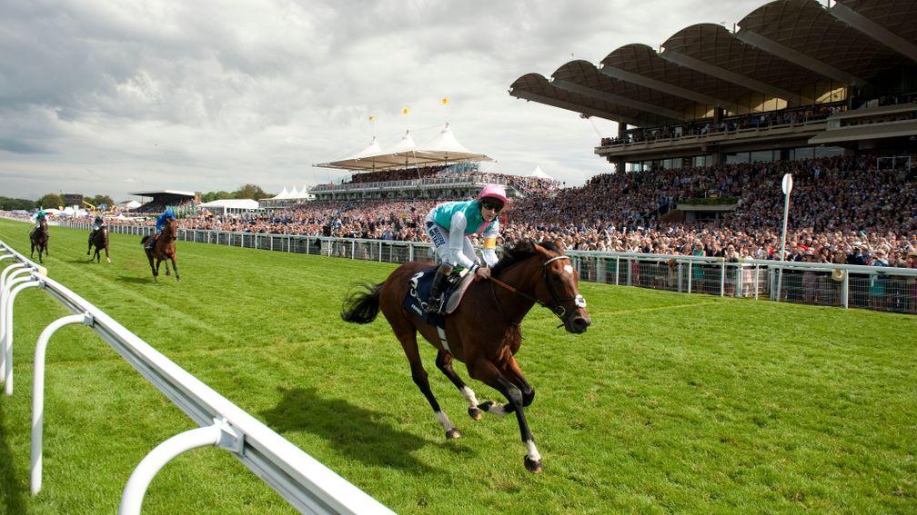 The great Frankel canters to victory in the 2012 Sussex Stakes at Glorious Goodwood