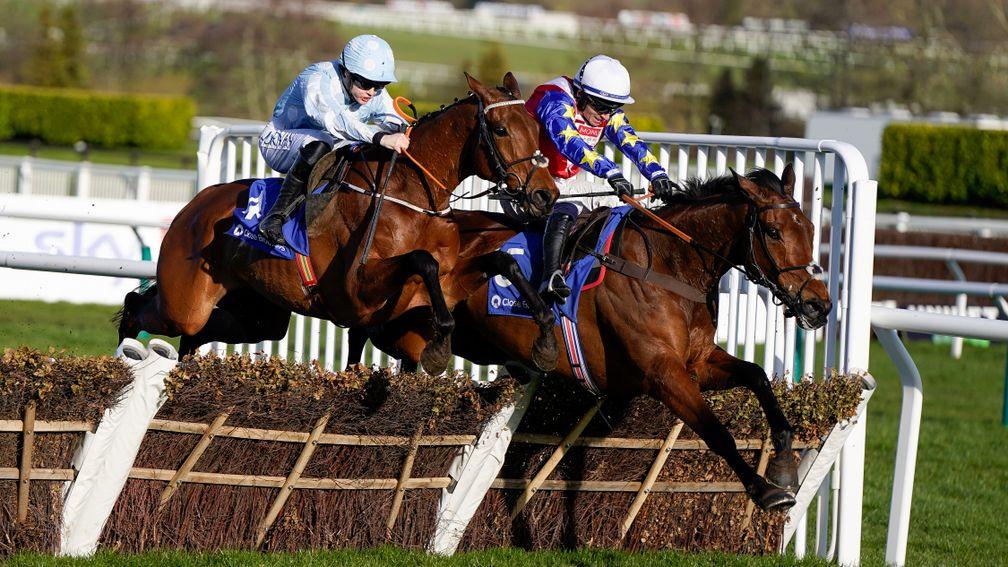 Honeysuckle edged out Love Envoi in the Mares' Hurdle