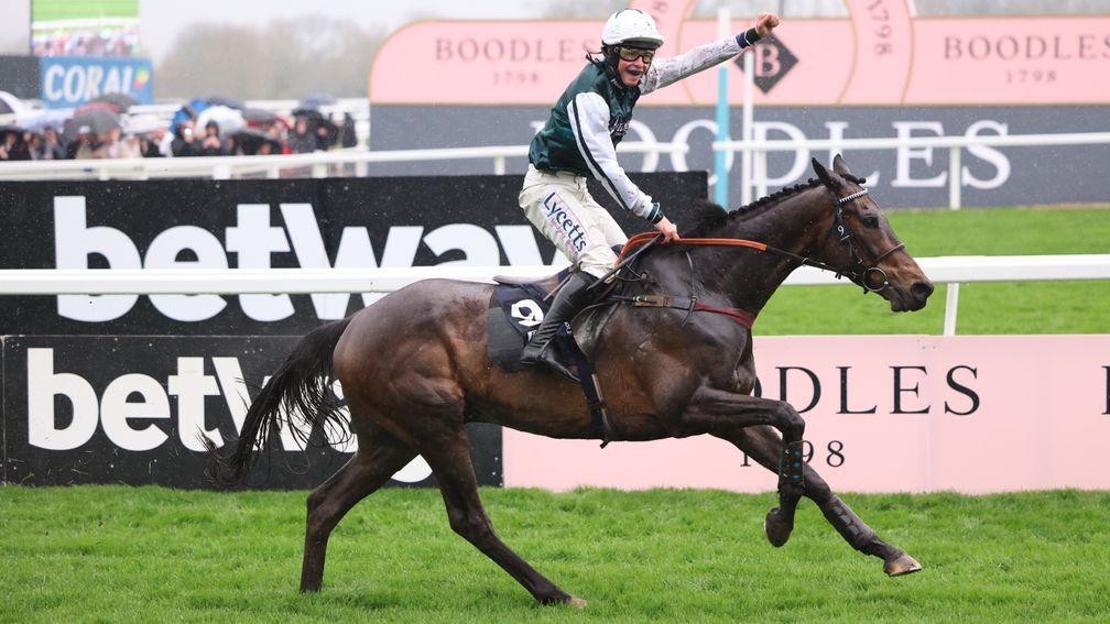 L'Homme Presse: winner of the Brown Advisory Novices' Chase at the Cheltenham Festival could make up into a Gold Cup contender