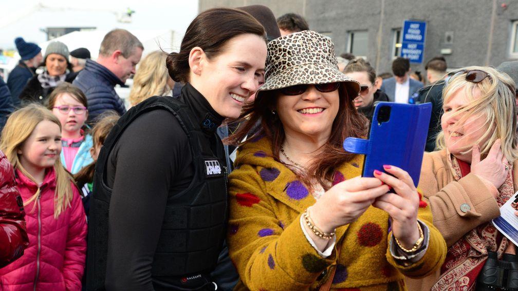 Blackmore surrounded by supporters at Thurles the day after Gold Cup success