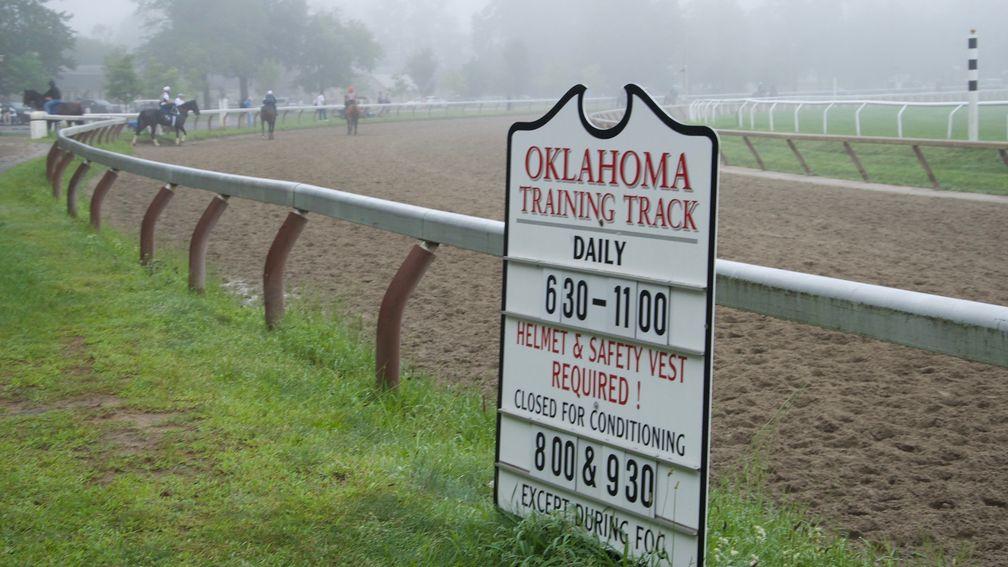 The Oklahoma training track at Saratoga