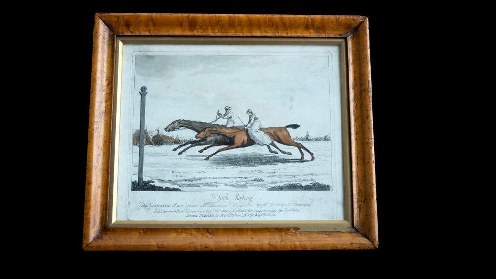 York racecourse's museum features a picture of the 1804 match race in which Alicia Thornton became the first woman to ride against a man