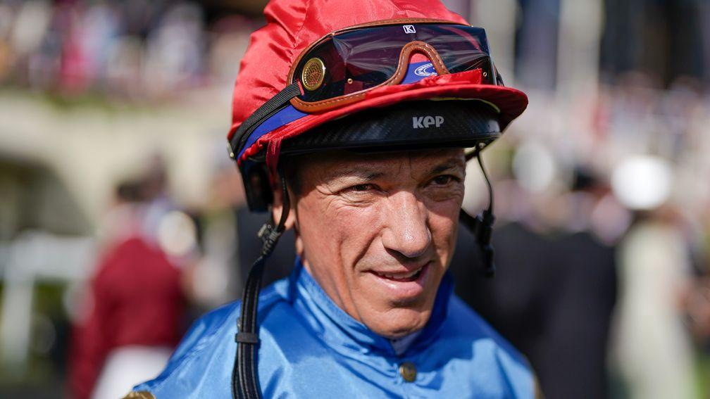 Frankie Dettori before his win on Gregory