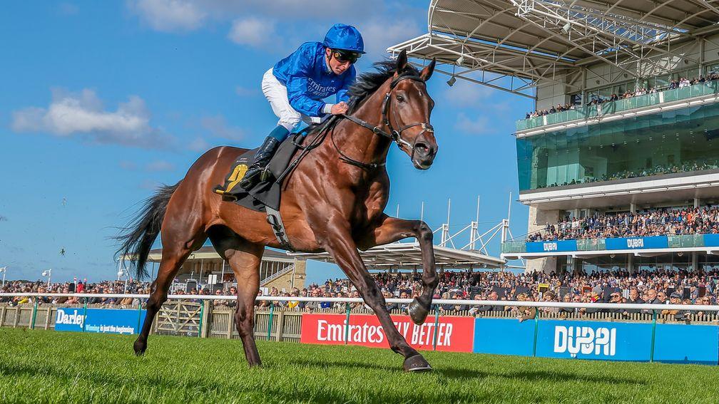 Ancient Wisdom and William Buick win the Autumn Stakes