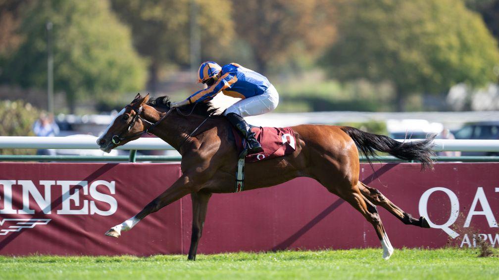 Opera Singer earned a rating of 118 for her dominant display in the Prix Marcel Boussac. 