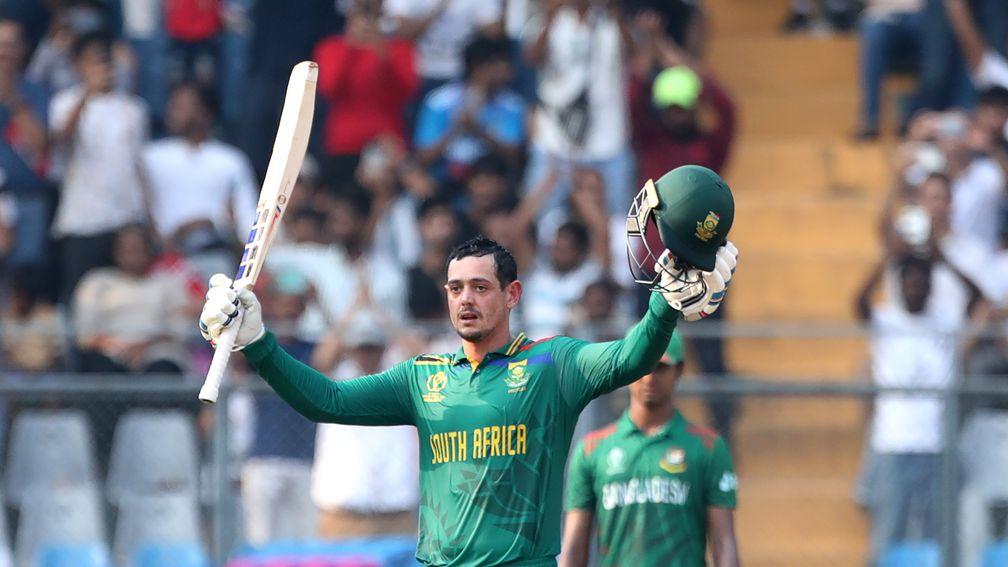 Quinton de Kock is one of many big hitters set to feature in South Africa's match with New Zealand