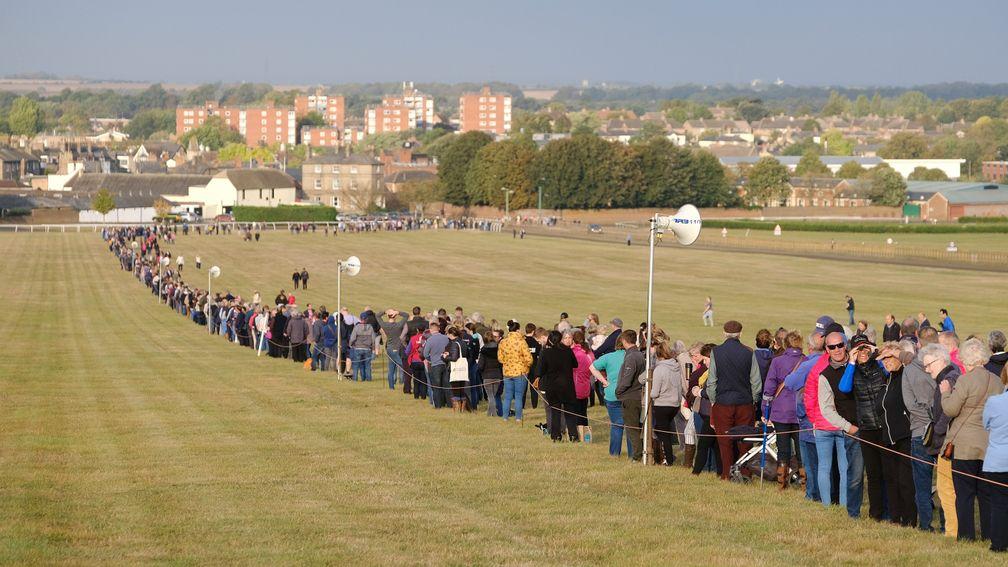 The public will be able to return to watching the gallops after last year's virtual open day