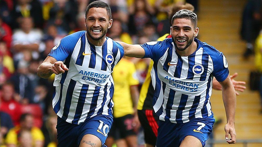 Florin Andone and Neal Maupay scored in Brighton's 3-0 win at Watford