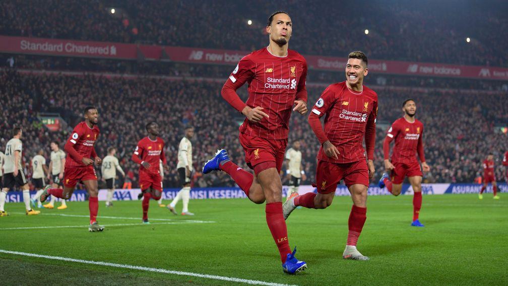 Virgil van Dijk's Liverpool are closing in on the Premier League title