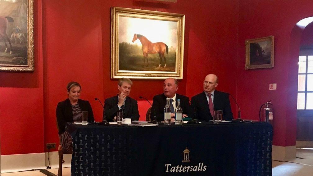 Amy Starkey, Jimmy George, Pat Cooney and John Gosden at the event