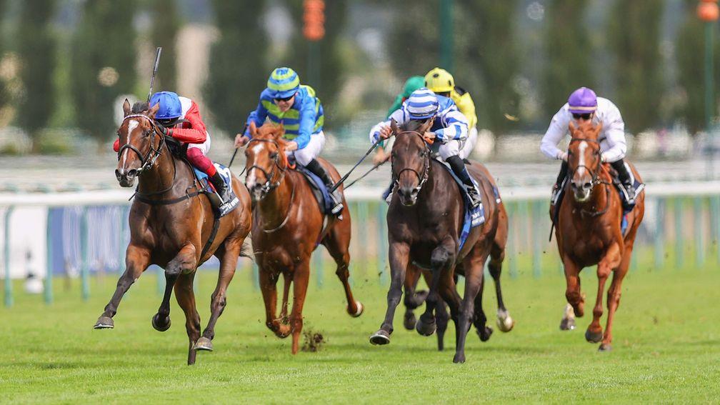 Inspiral (left): winner of the Prix Jacques le Marois for a second time