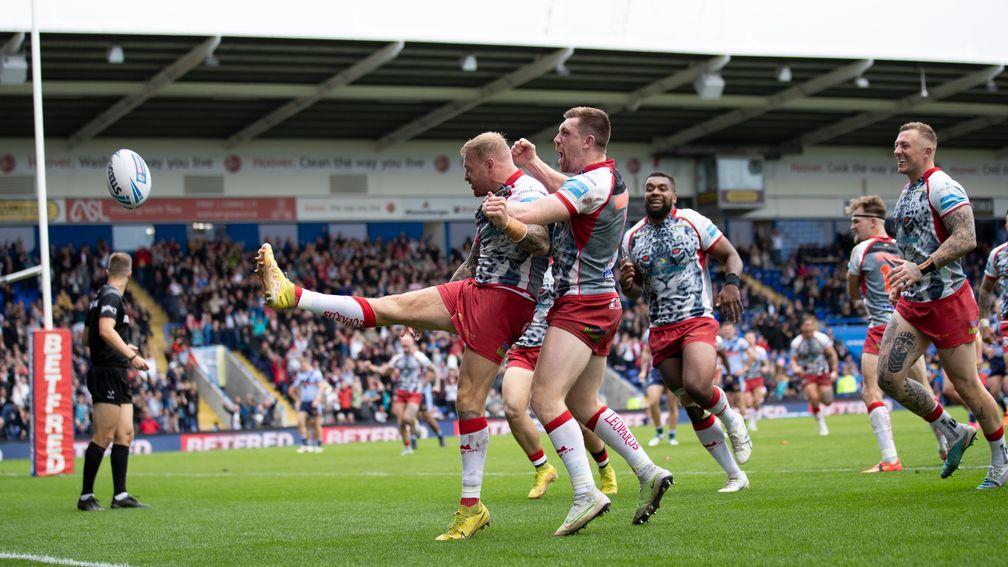 Leigh Leopards beat St Helens in the Challenge Cup semi-finals in July