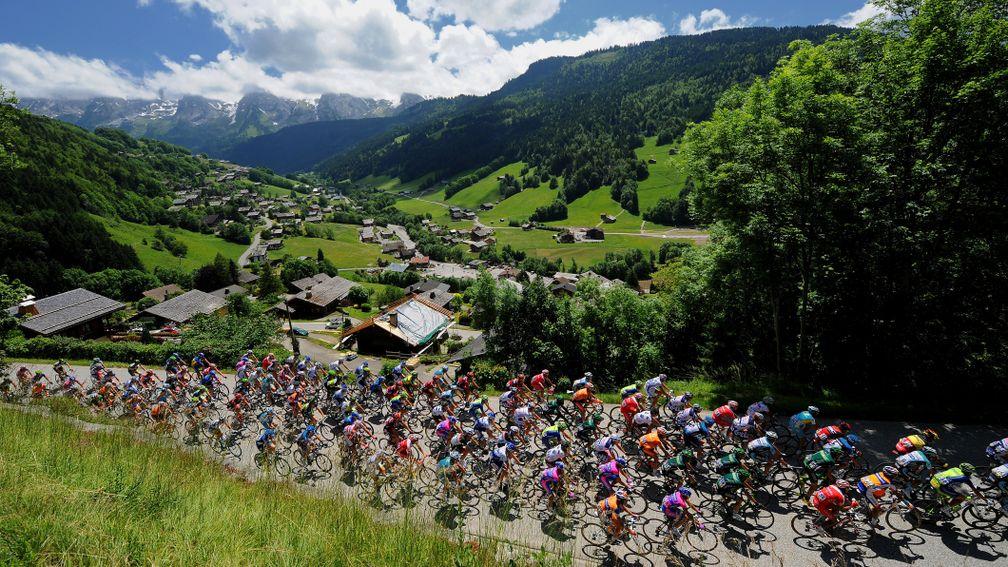 The Col de la Colombiere is one of three first-category climbs on stage eight