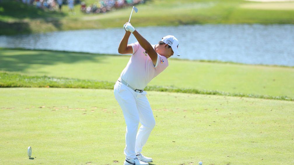 Si Woo Kim was swinging superbly in the Memorial Tournament last time out