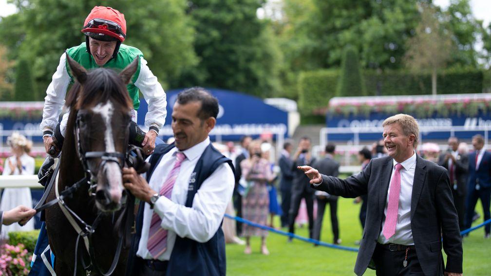 Pyledriver and William Muir after the King George VI and Queen Elizabeth Stakes at Ascot last year