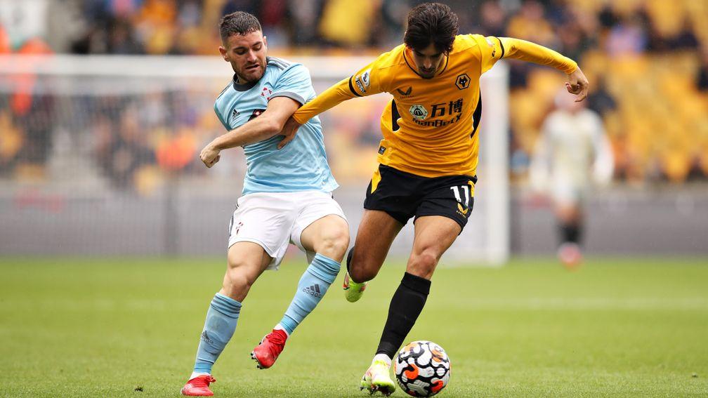 Francisco Trincao (right) has impressed for Wolves