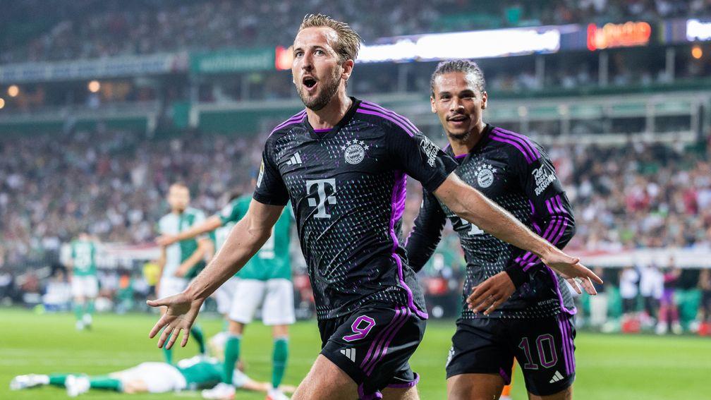 Harry Kane will be hoping his Bayern Munich side can maintain their perfect record in this season's Champions League