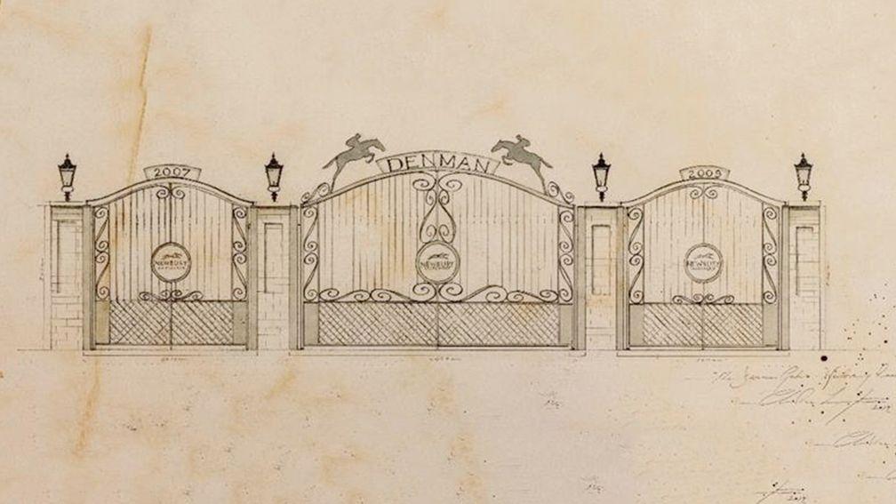 An artist's impression of the Denman gate