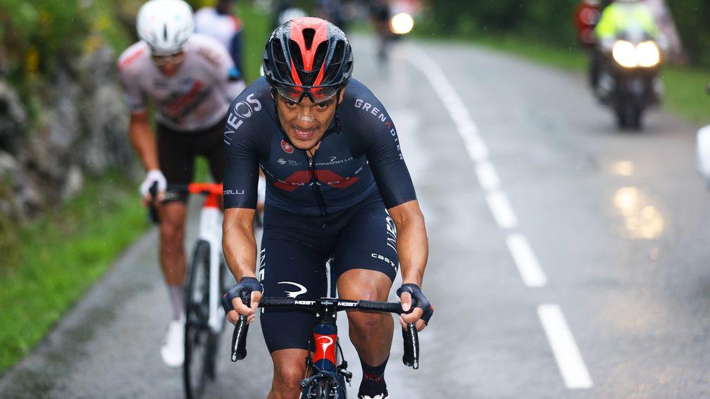 Richard Carapaz gave Primoz Roglic cause for concern in last year’s Vuelta and may do so again