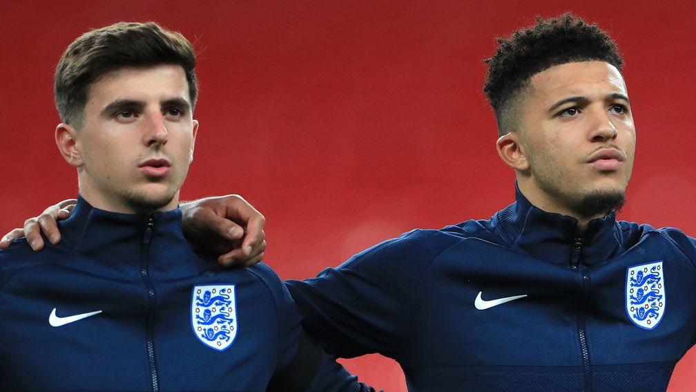 England's Mason Mount (left) and Jadon Sancho hope to star at Euro 2020
