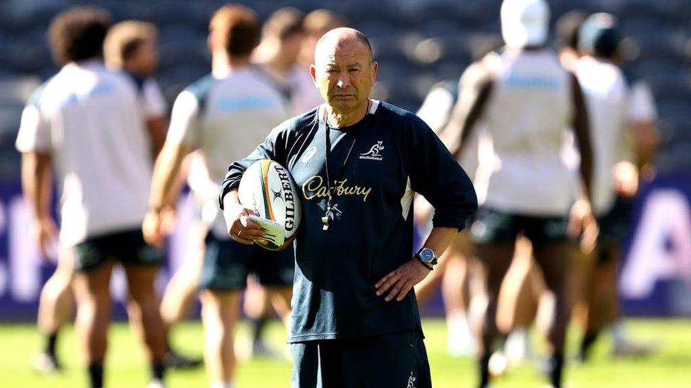 Eddie Jones is searching for his first win in his second spell as Australia coach