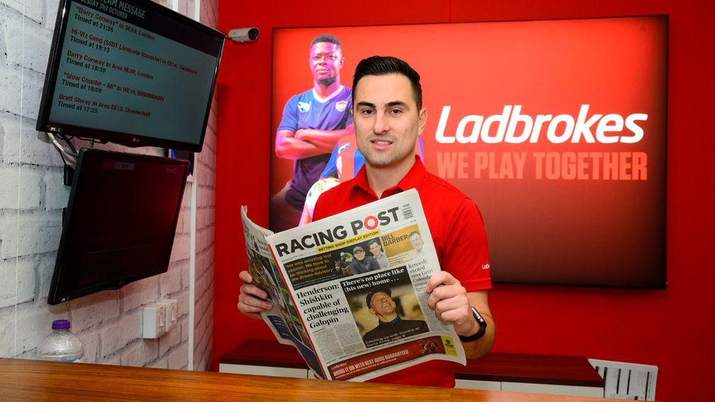 Ryan McNaught: Ladbrokes manager from Plymouth