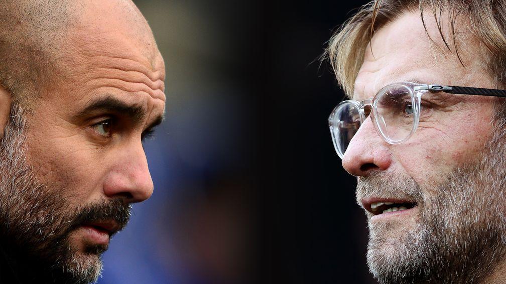 Pep Guardiola's Manchester City and Jurgen Klopp's Liverpool are once again tussling for the Premier League title