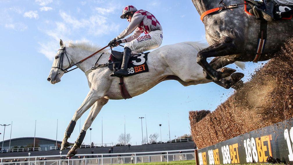 Smad Place and Wayne Hutchinson on the way to victory in the Old Roan Chase at Aintree as the jumps season steps up a notch
