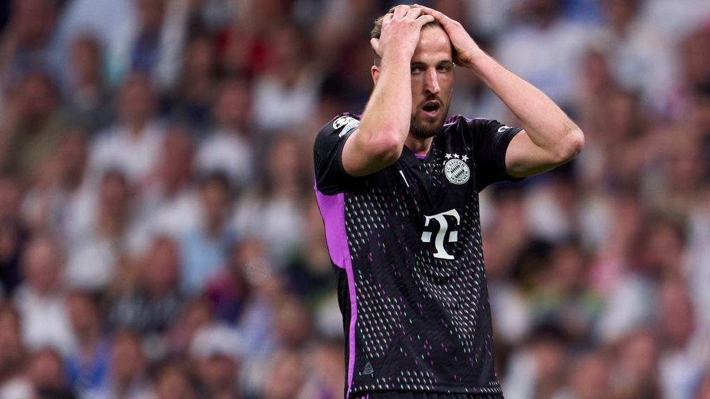 Harry Kane's search for a trophy continues after Champions League defeat with Bayern Munich against Real Madrid