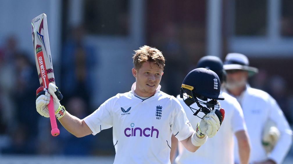Ollie Pope started the summer with a double-century against Ireland