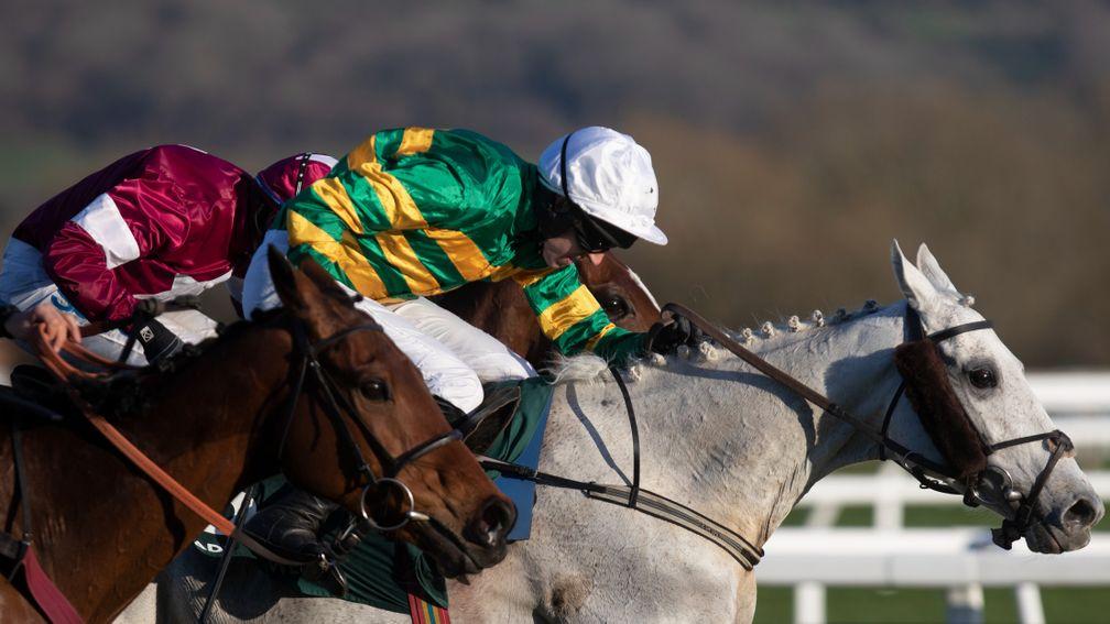 Elimay and Mark Walsh win the 2m4f mares chase.Cheltenham Festival day  4.Photo: Patrick McCann/Racing Post18.03.2022