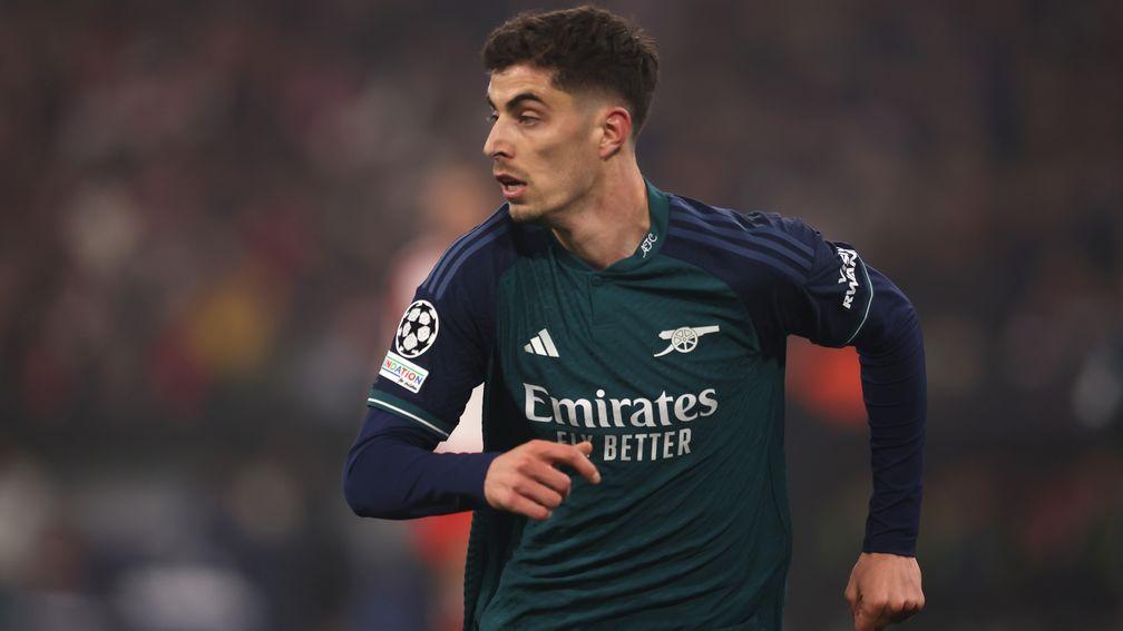 Arsenal's Kai Havertz continued his hot streak in front of goal