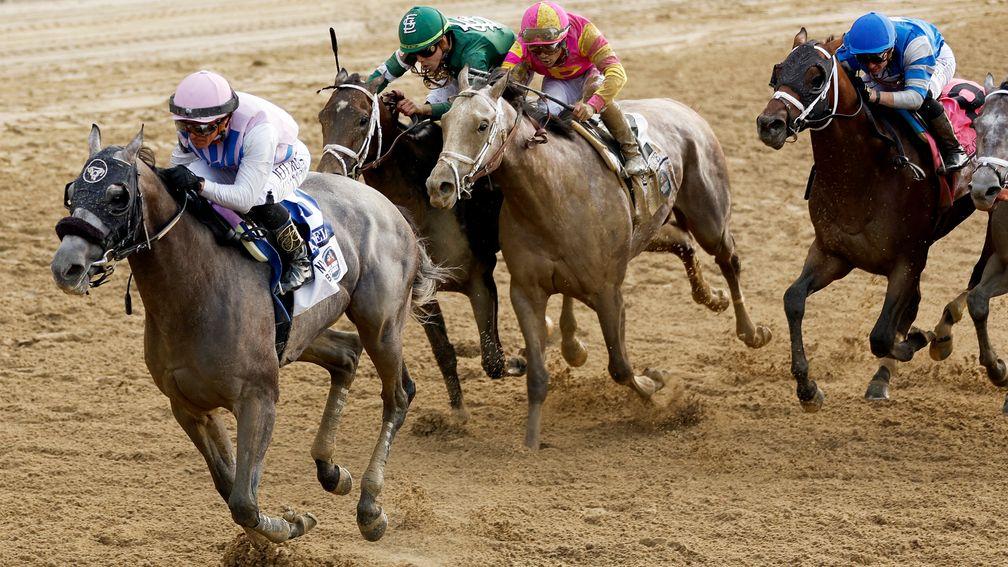 Arcangelo and Javier Castellano won the 155th Running of the Belmont Stakes
