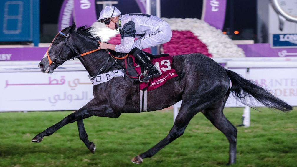 Unique trial: Tip Two Win prepared for the Guineas by winning two races in Doha
