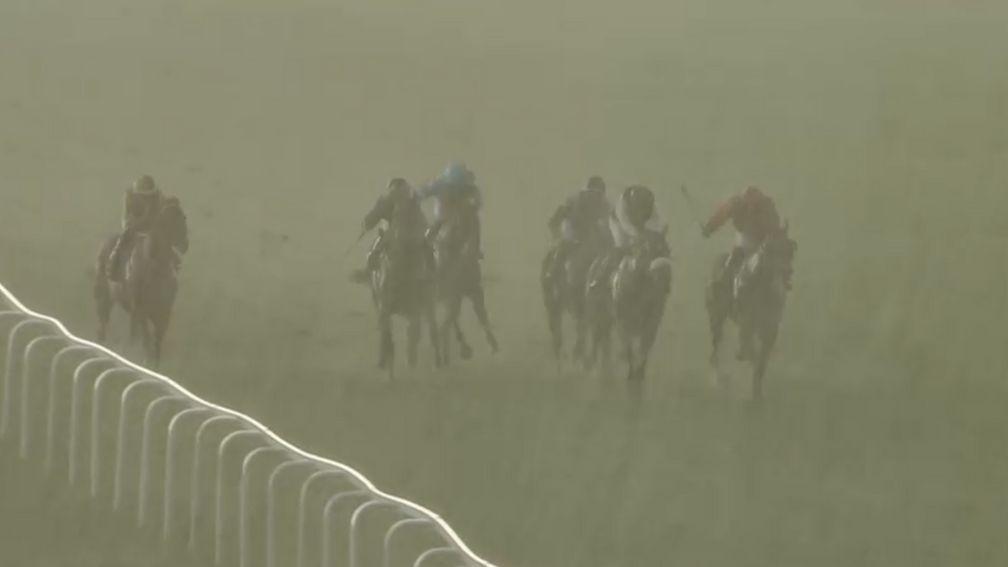 The file in the 5.08 plough through horrendous conditions at Windsor